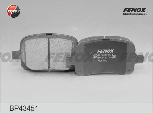 Колодки торм пер FENOX BP43451