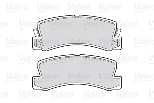 Колодки тормозные дисковые VALEO 301540