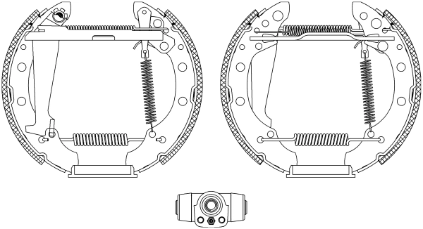 Комплект тормозных колодок HELLA/BEHR/PAGID 8DB355004-051