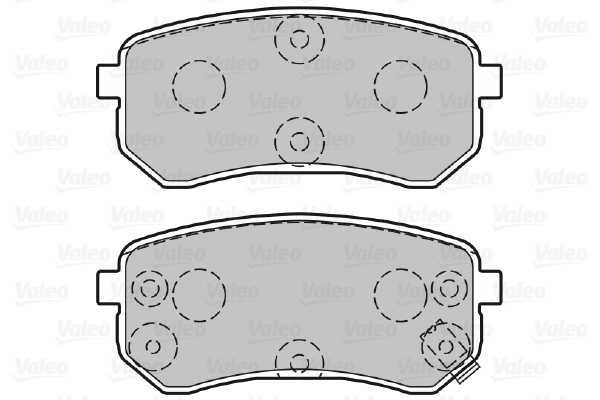 Колодки тормозные дисковые VALEO 301706