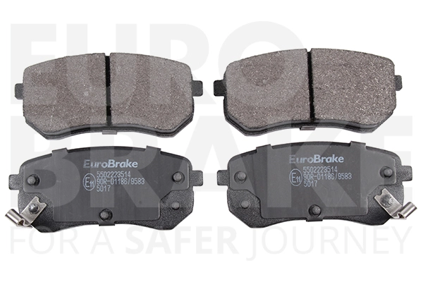 Тормозные колодки дисковые задние EUROBRAKE 5502223514