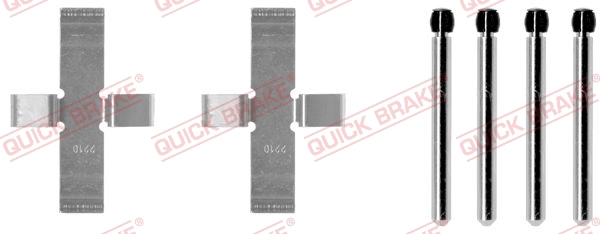 Комплект монтажный тормозных колодок QUICK BRAKE 109-0902