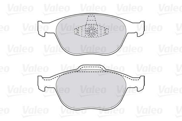 Колодки тормозные дисковые VALEO 301639