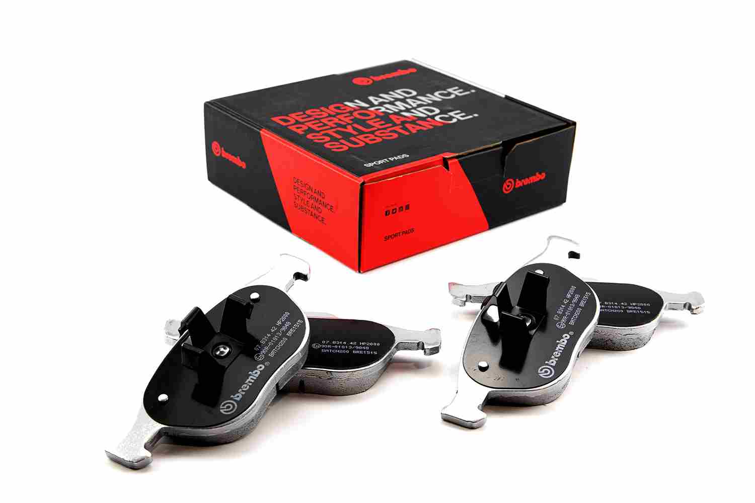 Комплект тормозных колодок дисковый тормоз BREMBO 07B.314.42