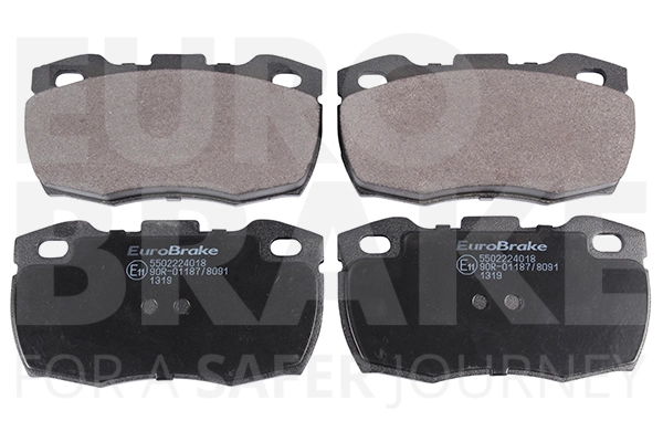 Тормозные колодки дисковые передние EUROBRAKE 5502224018