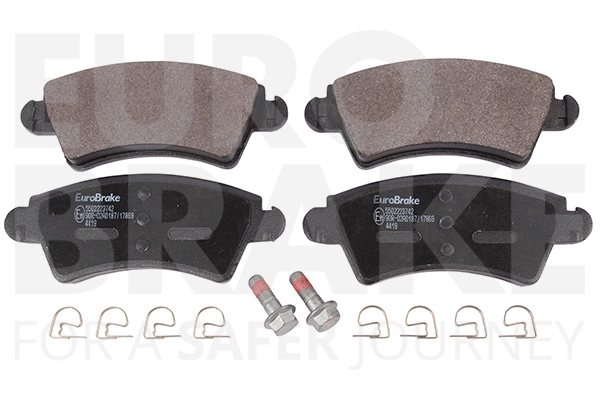 Тормозные колодки дисковые передние EUROBRAKE 5502223742