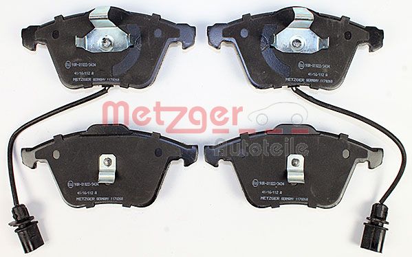 Колодки тормозные дисковые METZGER 1170268