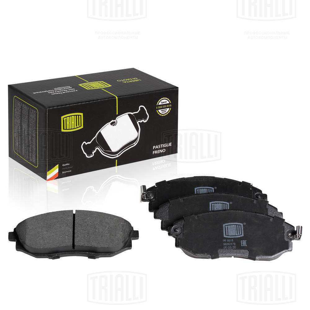 Колодки передние chevrolet epica trialli pf 0518 TRIALLI PF0518