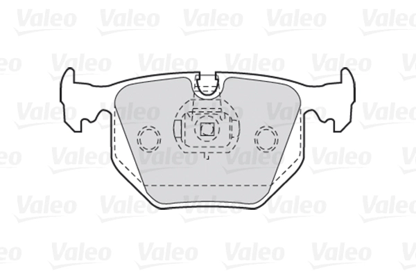 Колодки тормозные дисковые VALEO 301580