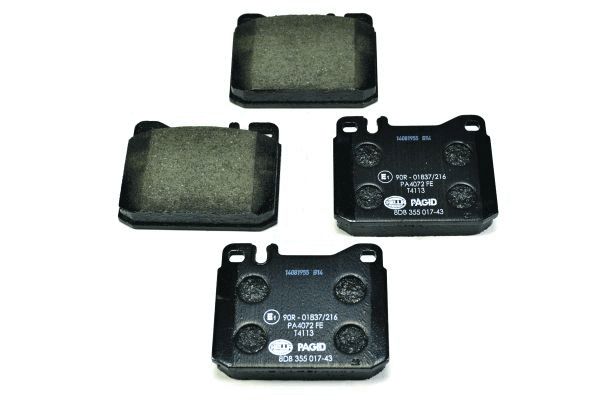 Колодки тормозные дисковые HELLA/BEHR/PAGID 8DB355017-431