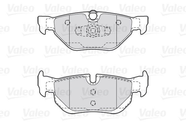 Колодки тормозные дисковые VALEO 301703