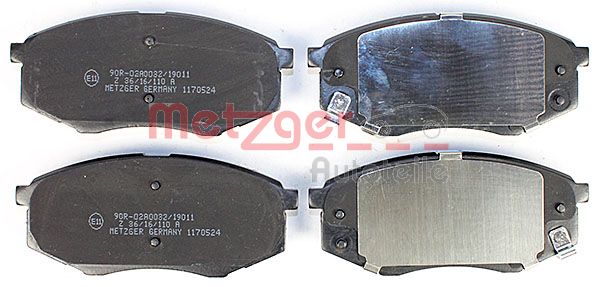 Колодки тормозные дисковые METZGER 1170524