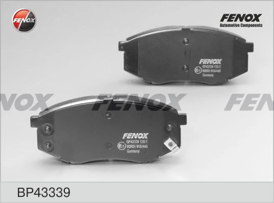 Колодки тормозные барабанные FENOX BP43339