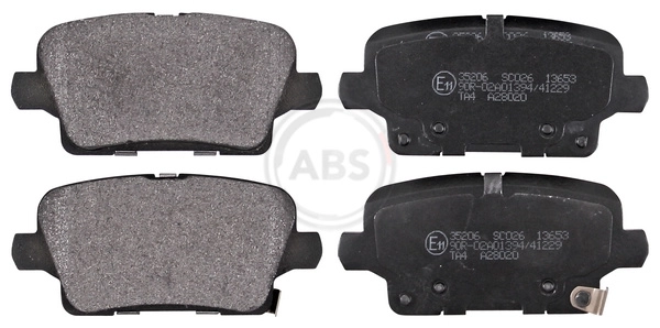 Колодки тормозные комплект A.B.S. 35206