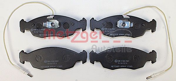 Колодки тормозные дисковые METZGER 1170476