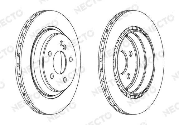 Диск тормозной NECTO WN1405