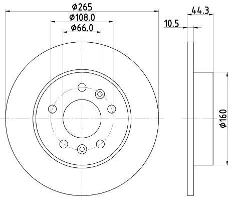 Диск тормозной HELLA/BEHR/PAGID 8DD355103531