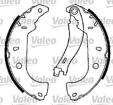 Комплект тормозных колодок VALEO 554738