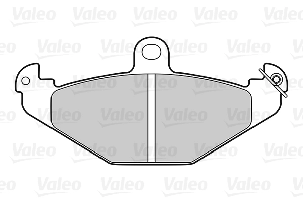 Колодки торм зад VALEO 301007