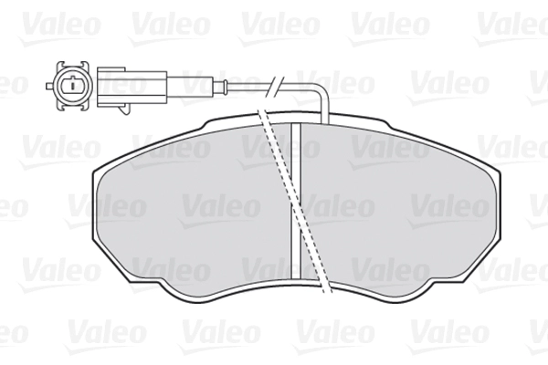 Колодки тормозные VALEO 301568