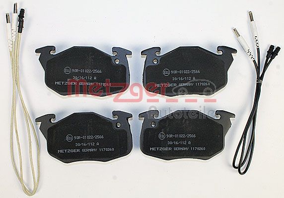 Колодки тормозные дисковые METZGER 1170260