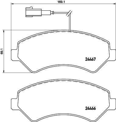 1628484 HELLA/BEHR/PAGID T2296