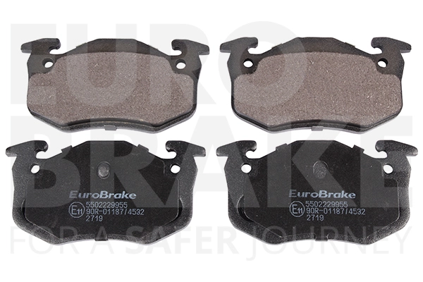 Тормозные колодки дисковые задние EUROBRAKE 5502229955