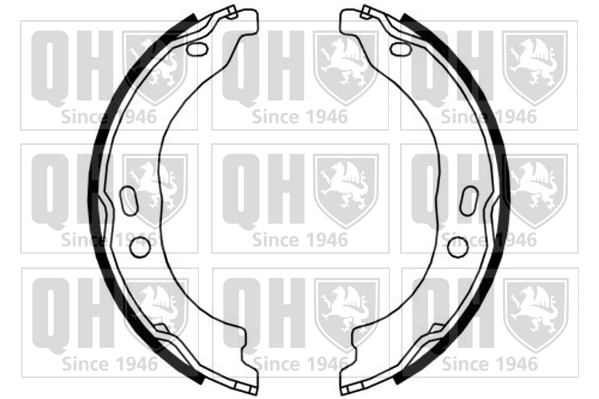 Колодки тормозные барабанные QUINTON HAZELL BS1184