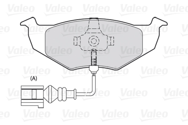 Колодки тормозные дисковые VALEO 301488