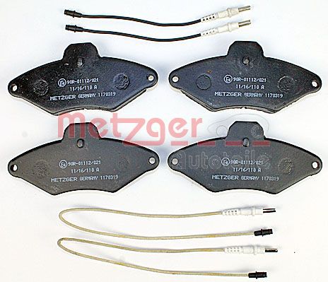 Колодки тормозные дисковые METZGER 1170319