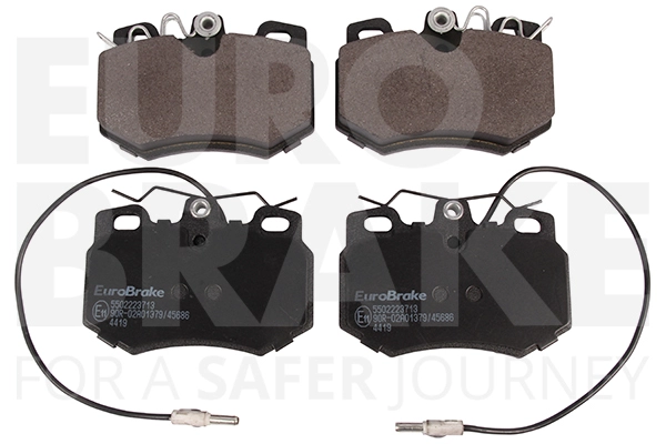 Тормозные колодки дисковые передние EUROBRAKE 5502223713