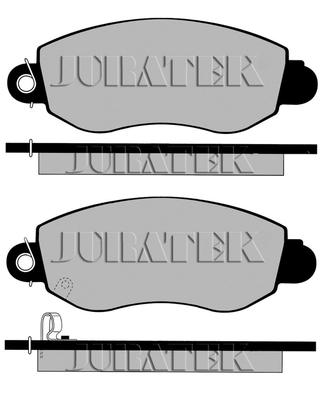 Комплект тормозных колодок дисковый тормоз JURATEK JCP5167