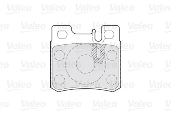 Колодки тормозные дисковые VALEO 301272