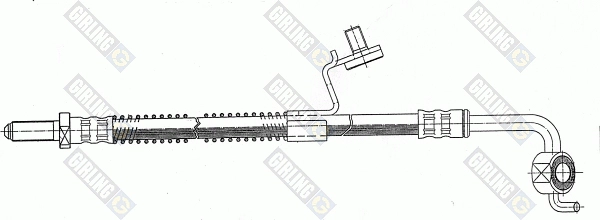 Шланг тормозной GIRLING 9004344