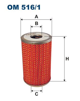 Фильтр масляный FILTRON OM516/1