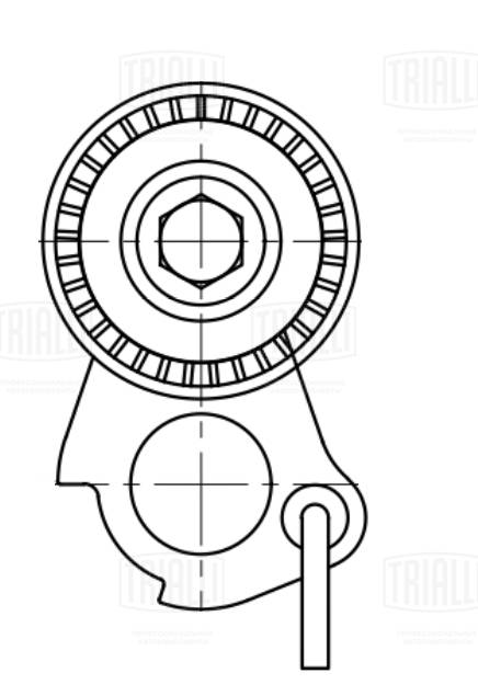 Ролик привод. ремня для а/м vw tiguan (07-) 1.8tsi/2.0tsi ea888 gen.2 (с натяж. мех.) TRIALLI CM 5079