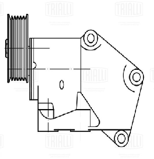 Ролик привод. ремня для а/м ford focus i (98-) 1.4i/1.6i zetec-s (с натяж. мех.) TRIALLI CM 5501
