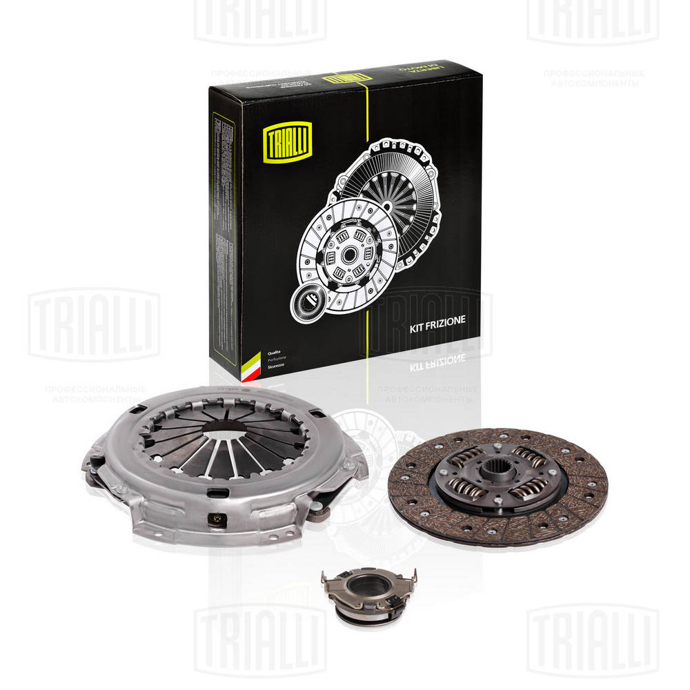 Сцепление в сборе для а/м toyota rav 4 (00-)/(06-) 2.0i/2.4i/ camry (01-) 2.4i (с мех.муфт) компл TRIALLI FR 1908