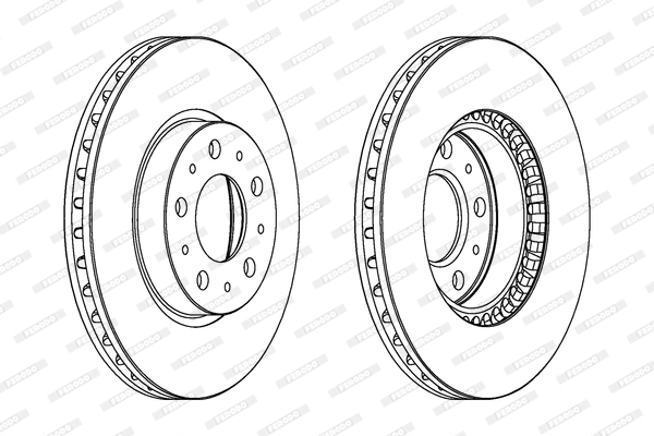 Диск тормозной FERODO DDF605