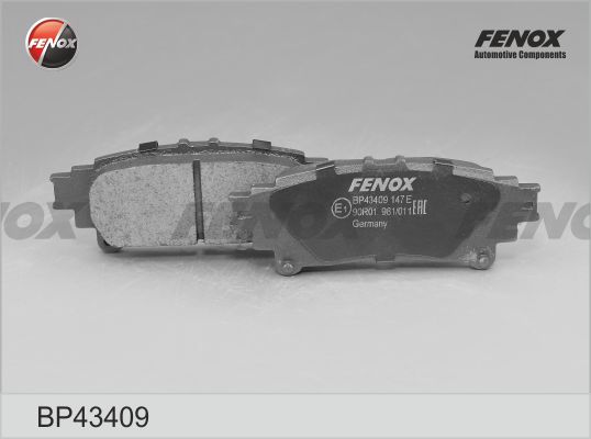 Колодки торм зад FENOX BP43409