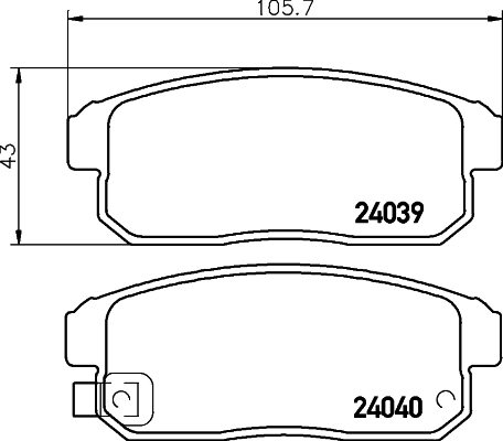 Запчасть TEXTAR 2403904