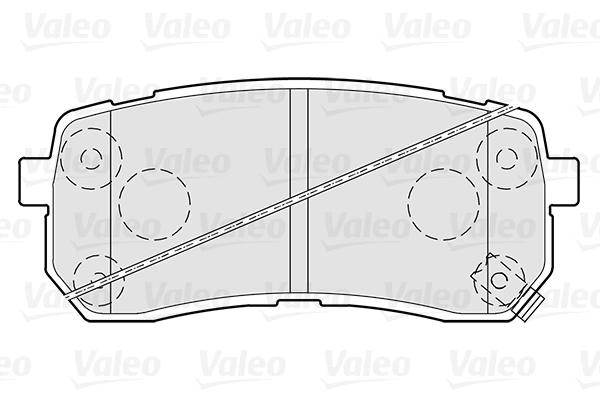 Колодки тормозные дисковые VALEO 301308