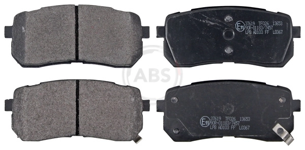 Колодки тормозные дисковые A.B.S. 37619