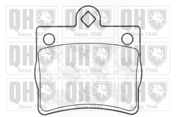 Колодки тормозные QUINTON HAZELL BP1062