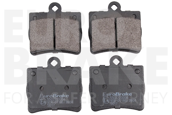 Тормозные колодки дисковые задние EUROBRAKE 5502223334