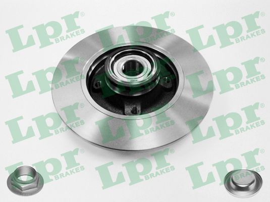Диски тормозные lpr LPR O1052PCA