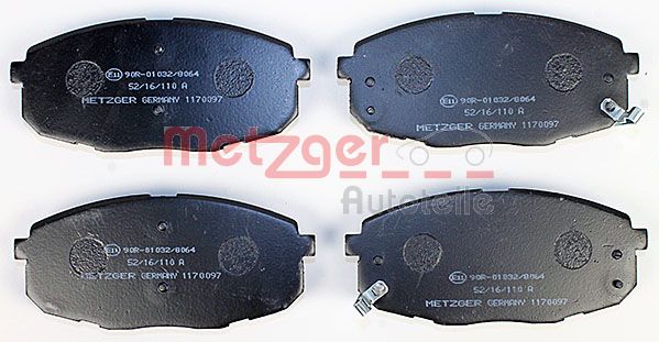 Колодки тормозные дисковые METZGER 1170097
