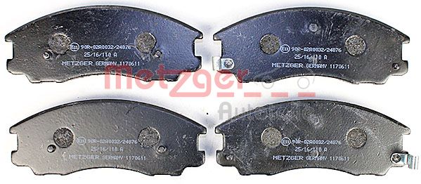 Колодки тормозные дисковые METZGER 1170611