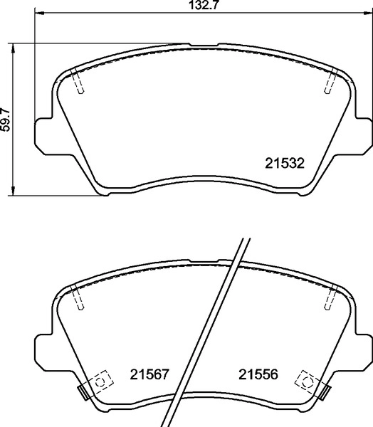 Колодки тормозные дисковые BREMBO P30123