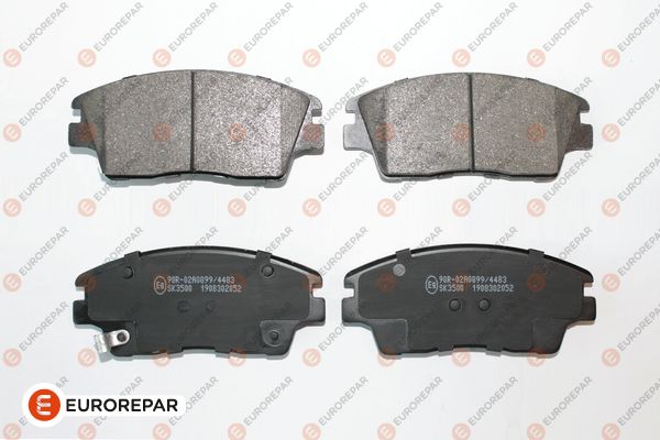 Колодки тормозные дисковые EUROREPAR 1681161980